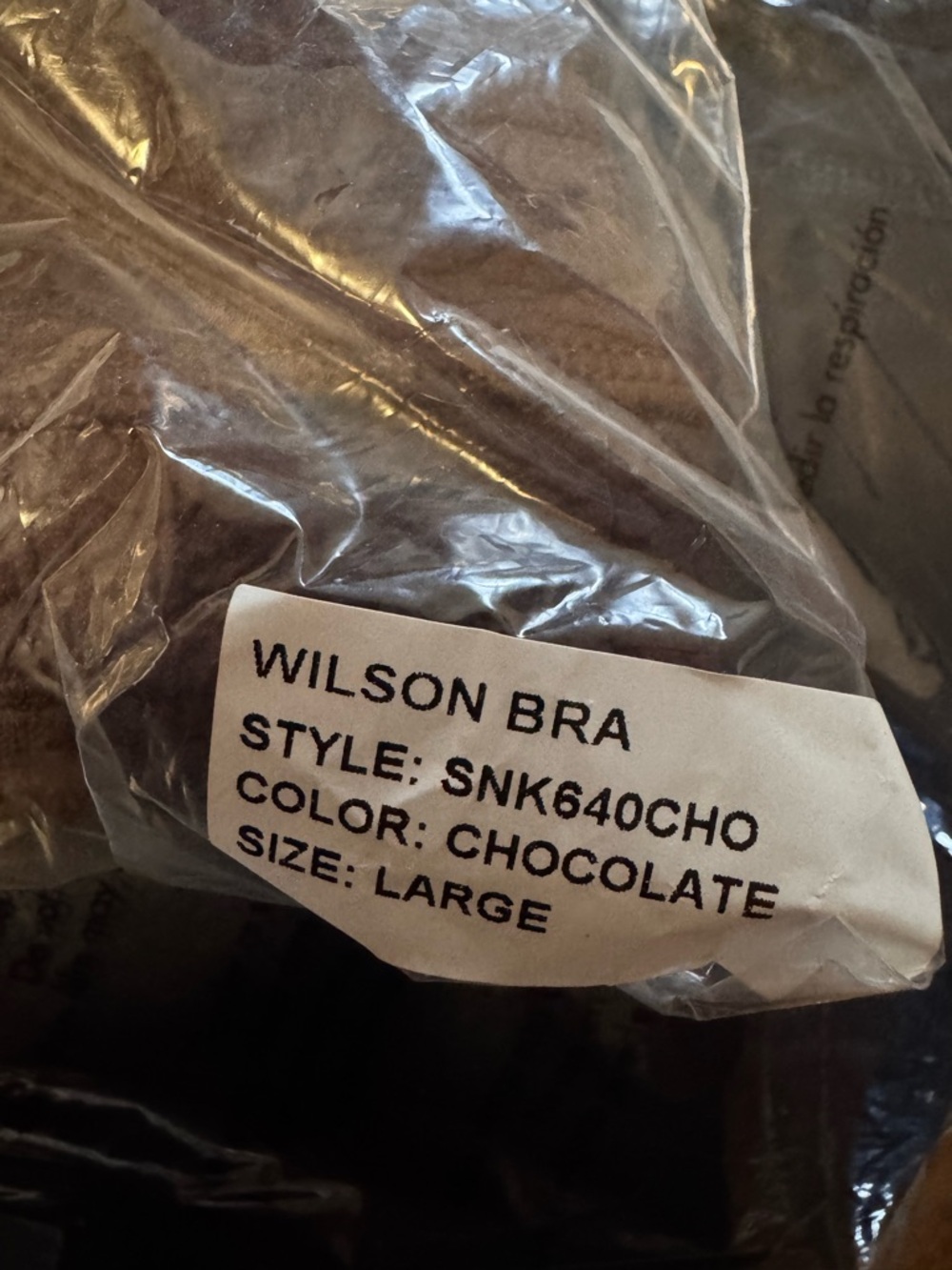 NWT GiGi C Wilson Snakeskin Sport Bra in Chocolate Sz M L - Picture 8 of 8
